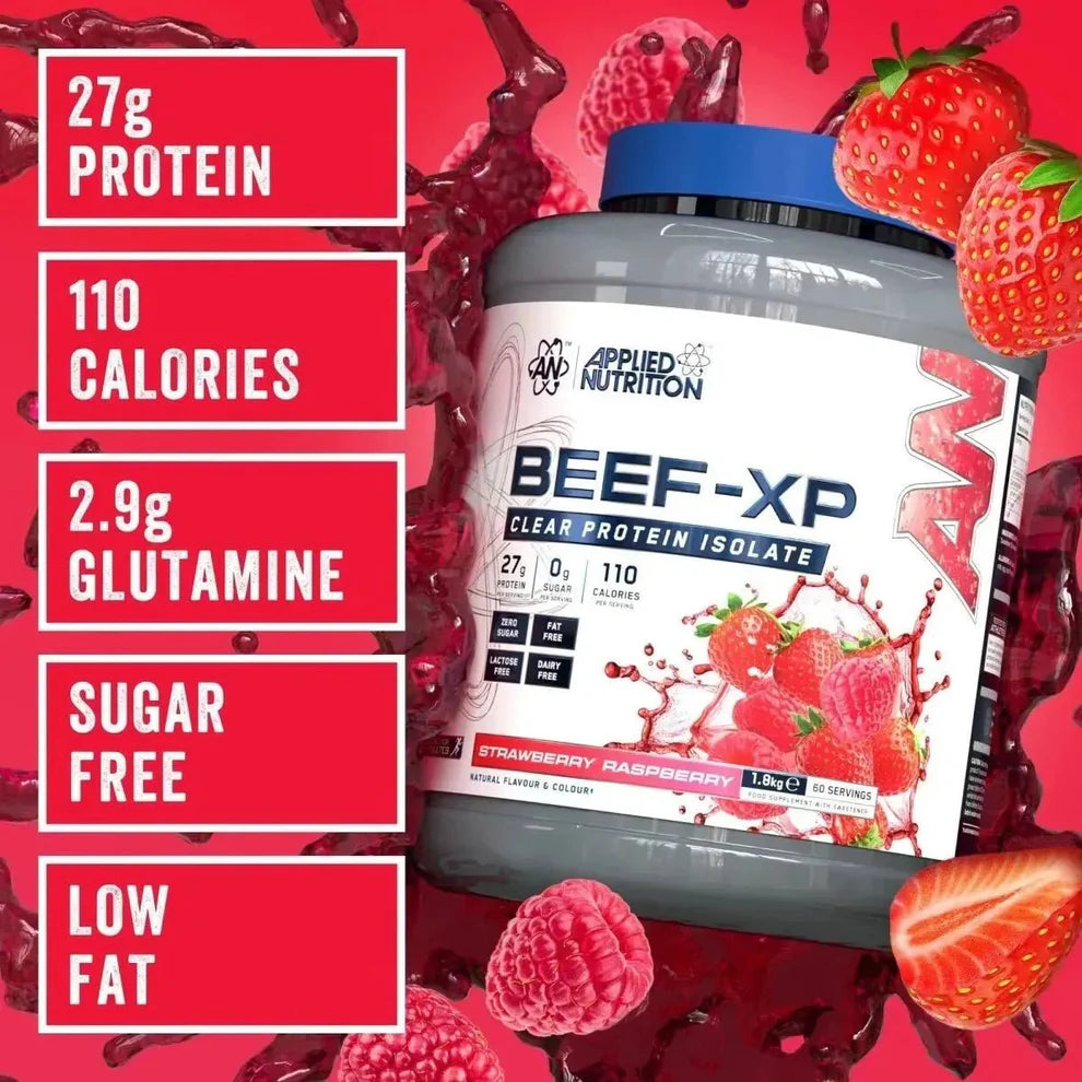 Applied Nutrition Beef Xp Strawberry & Raspberry 1.8kg